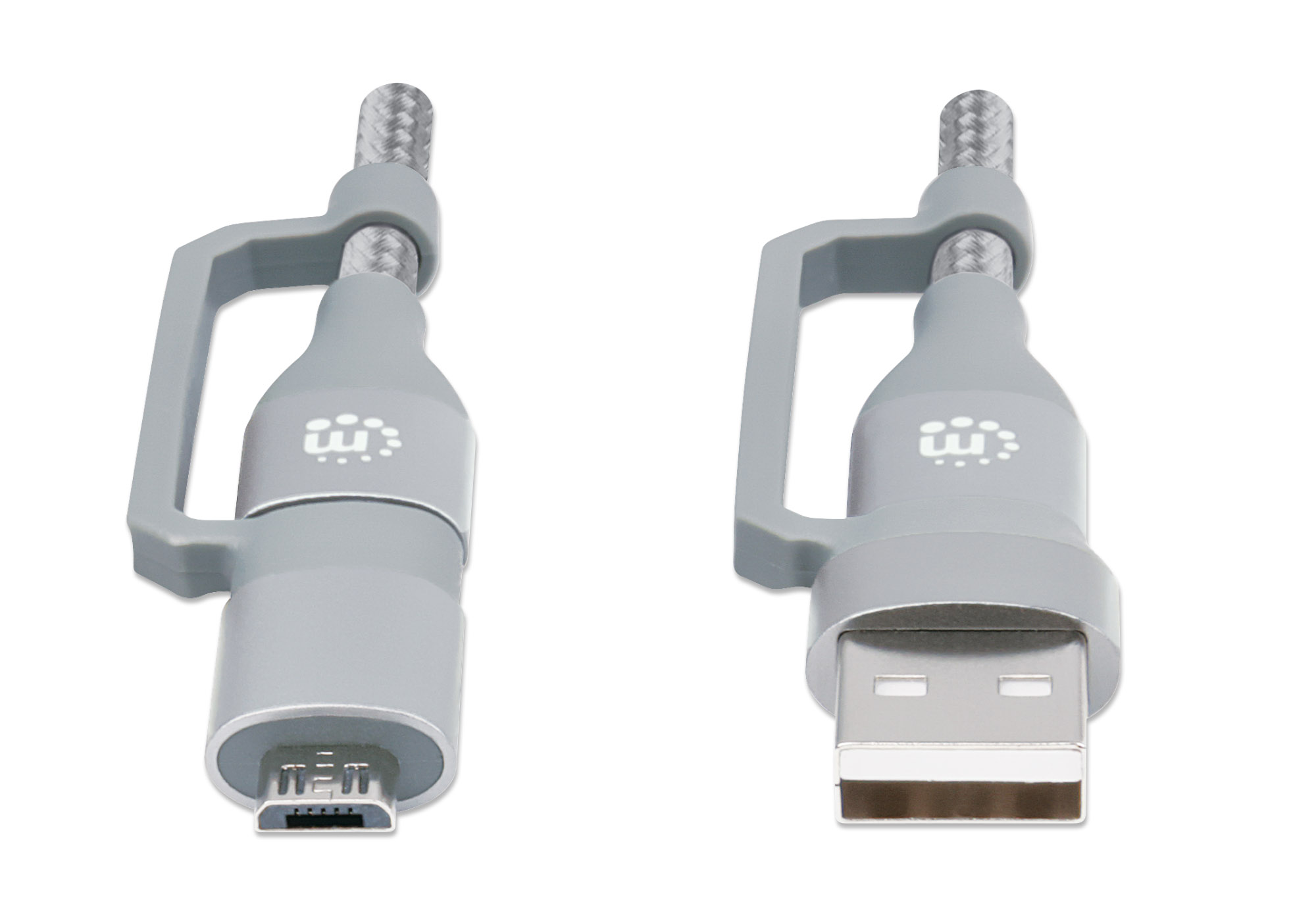 Cavo USB di Ricarica 4-in-1 USB-A, Micro-USB e due USB-C™ 1m MANHATTAN - immagine 4