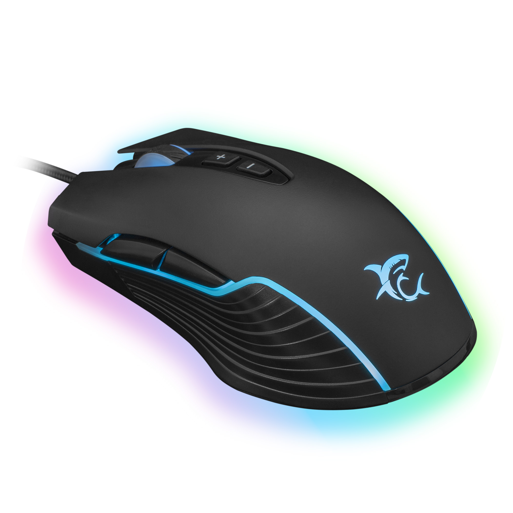 Mouse Gaming 6400 Dpi GM-5003 AZARAH RGB Nero WHITE SHARK - immagine 4