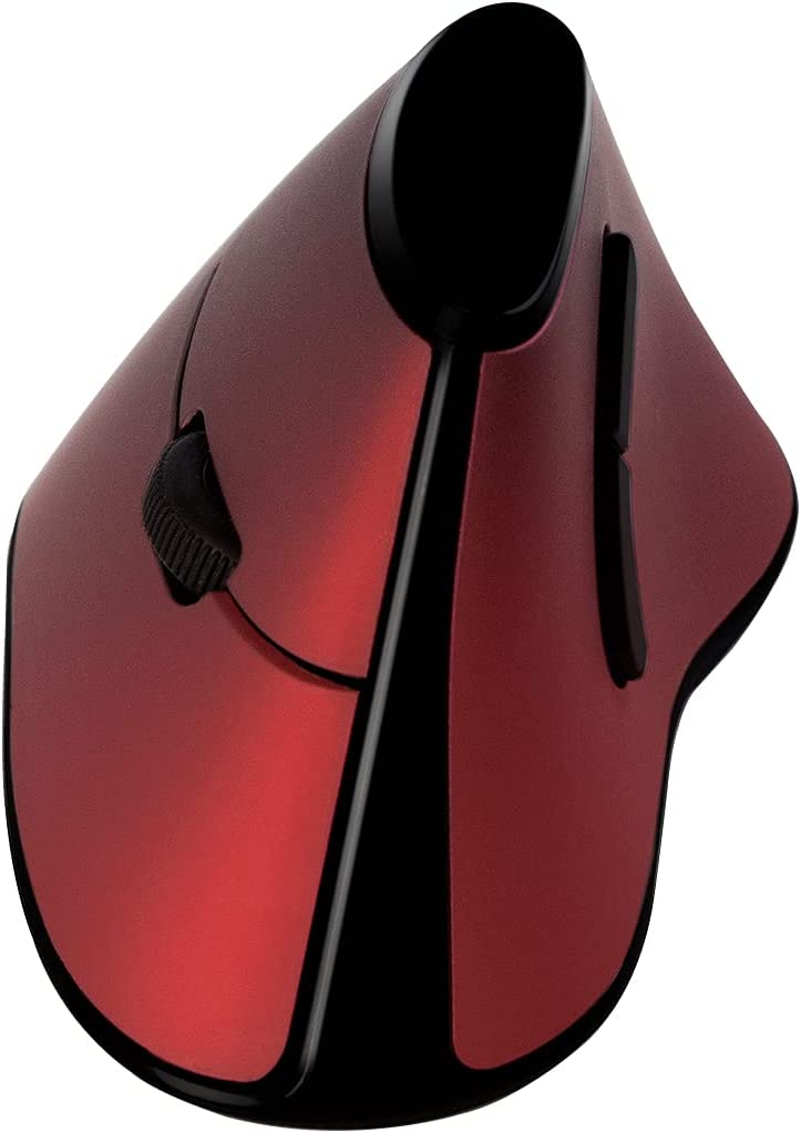 Mouse Verticale Ottico Ergonomico Wireless 1200dpi Rosso LOGILINK - immagine 4