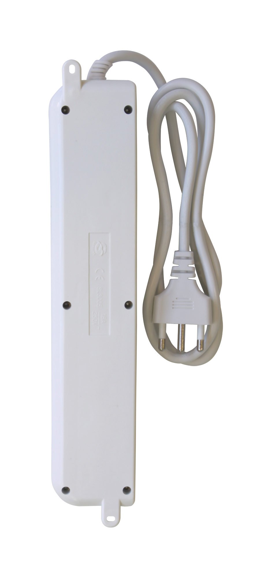 Multipresa 5 Posti Italiana Bipasso / Schuko Cavo 5m TECHLY - immagine 4