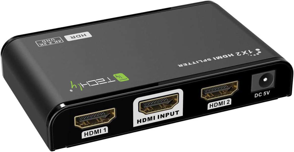 Splitter HDMI2.0 4K 2vie HDR/EDID TECHLY - immagine 3