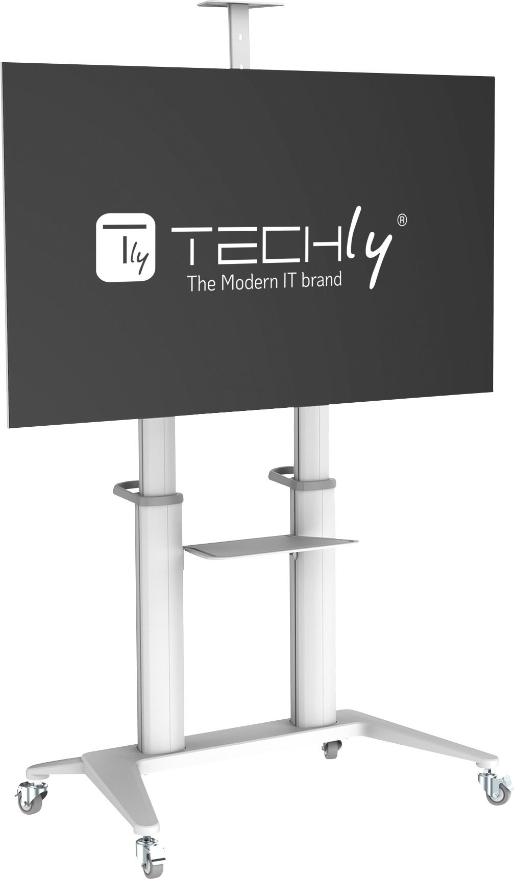 Supporto da Pavimento per TV da 70'' a 120'' Bianco TECHLY - immagine 4