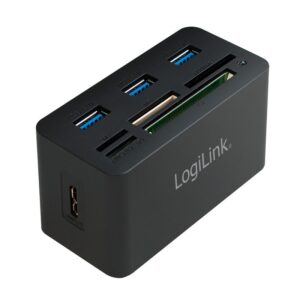 Hub USB 3.0 con lettore di schede di memoria LOGILINK