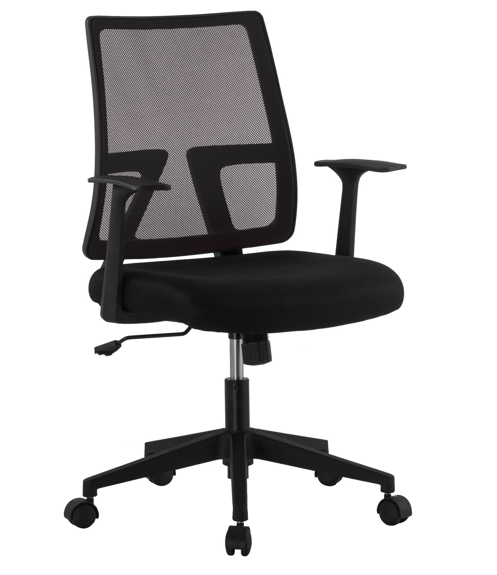Sedia da Ufficio con Seduta Imbottita e Schienale in Tessuto High Tech TECHLY