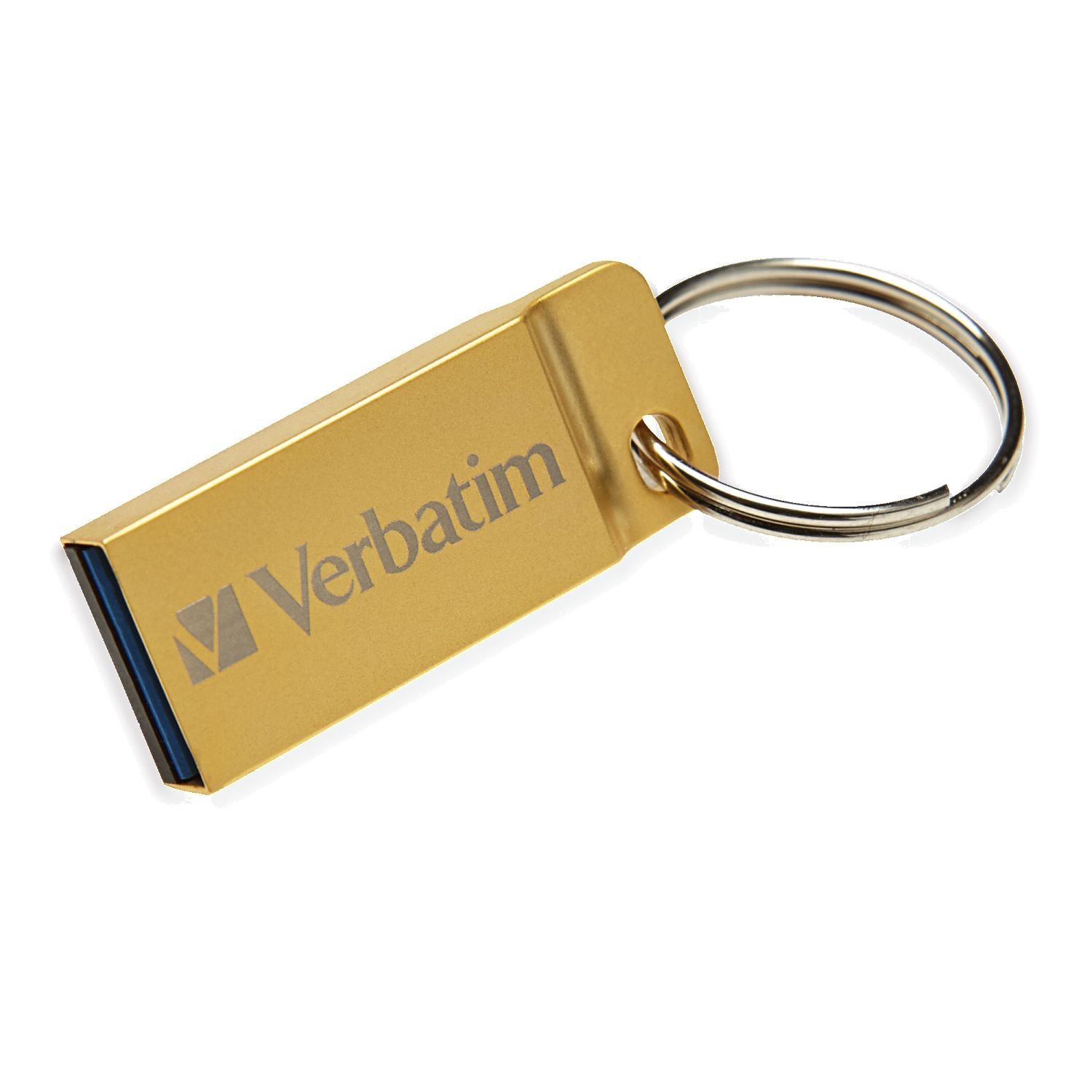 Mini Memoria USB 3.0 Verbatim con Portachiavi 64GB Oro VERBATIM