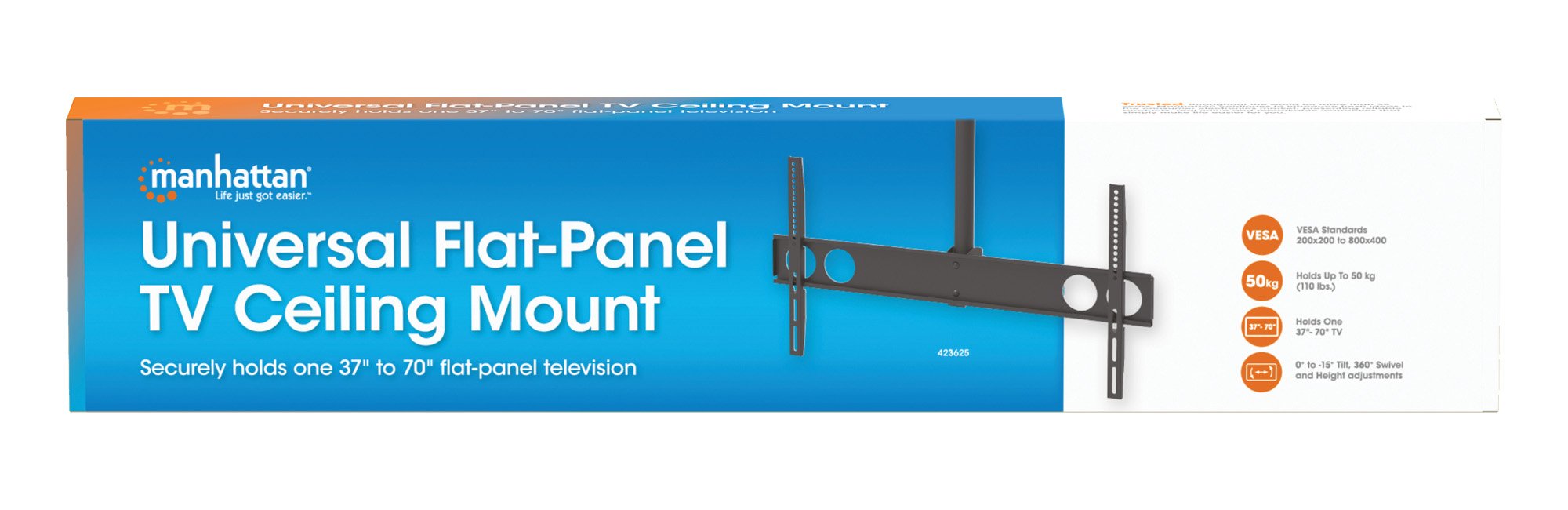 Supporto universale a soffitto per TV LED/LCD 37-70'' MANHATTAN - immagine 8