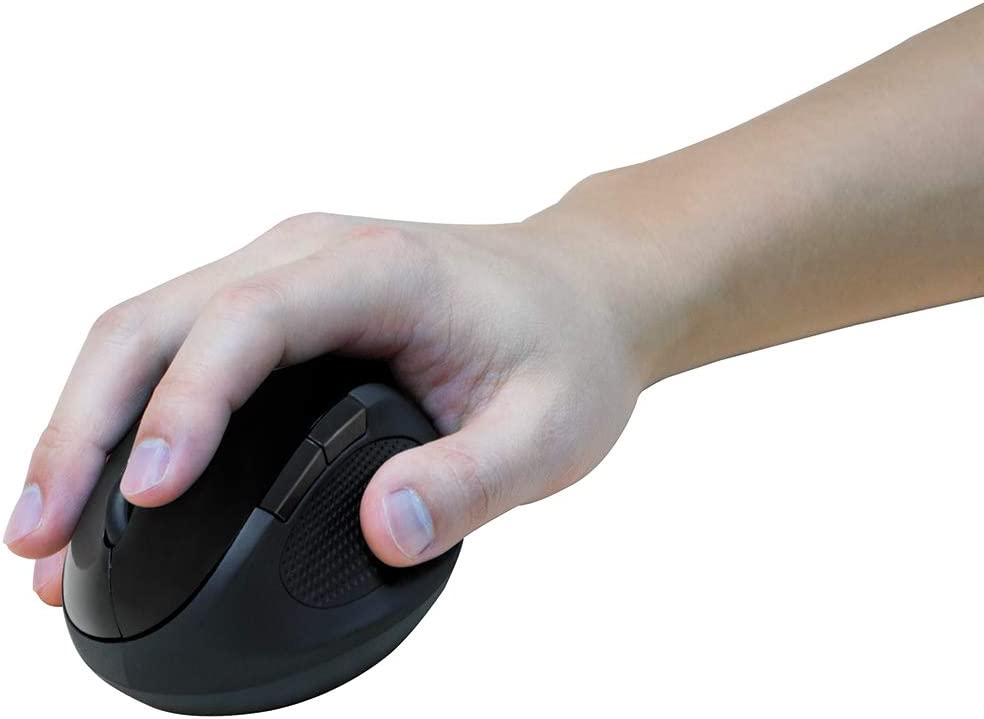 Mouse Ottico Ergonomico Wireless 1600dpi Nero LOGILINK - immagine 8