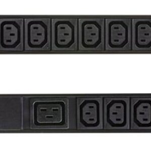 Multipresa Rack PDU 1U 17p IEC-C13 1p C19 Protezione Sovratensione ATEN