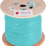 Matassa U/UTP Cavo Cat.6A Rame 305m LSZH Rigido Blu TECHLY PROFESSIONAL