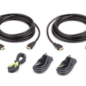 Kit Cavo KVM Sicurezza USB HDMI Visualizzazione Doppia 3m, 2L-7D03UHX5 ATEN
