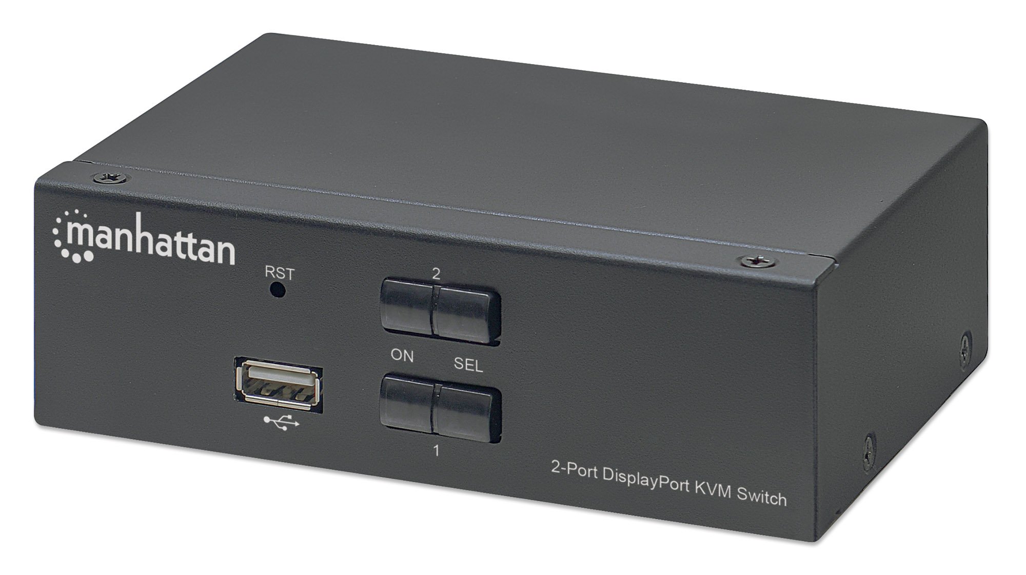 Switch KVM DisplayPort 1.2 a 2 porte 4K con Audio MANHATTAN