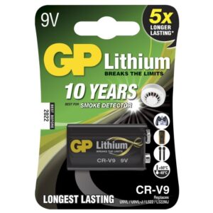 Blister 1 Batteria Litio 9V Longest Lasting GP BATTERIES
