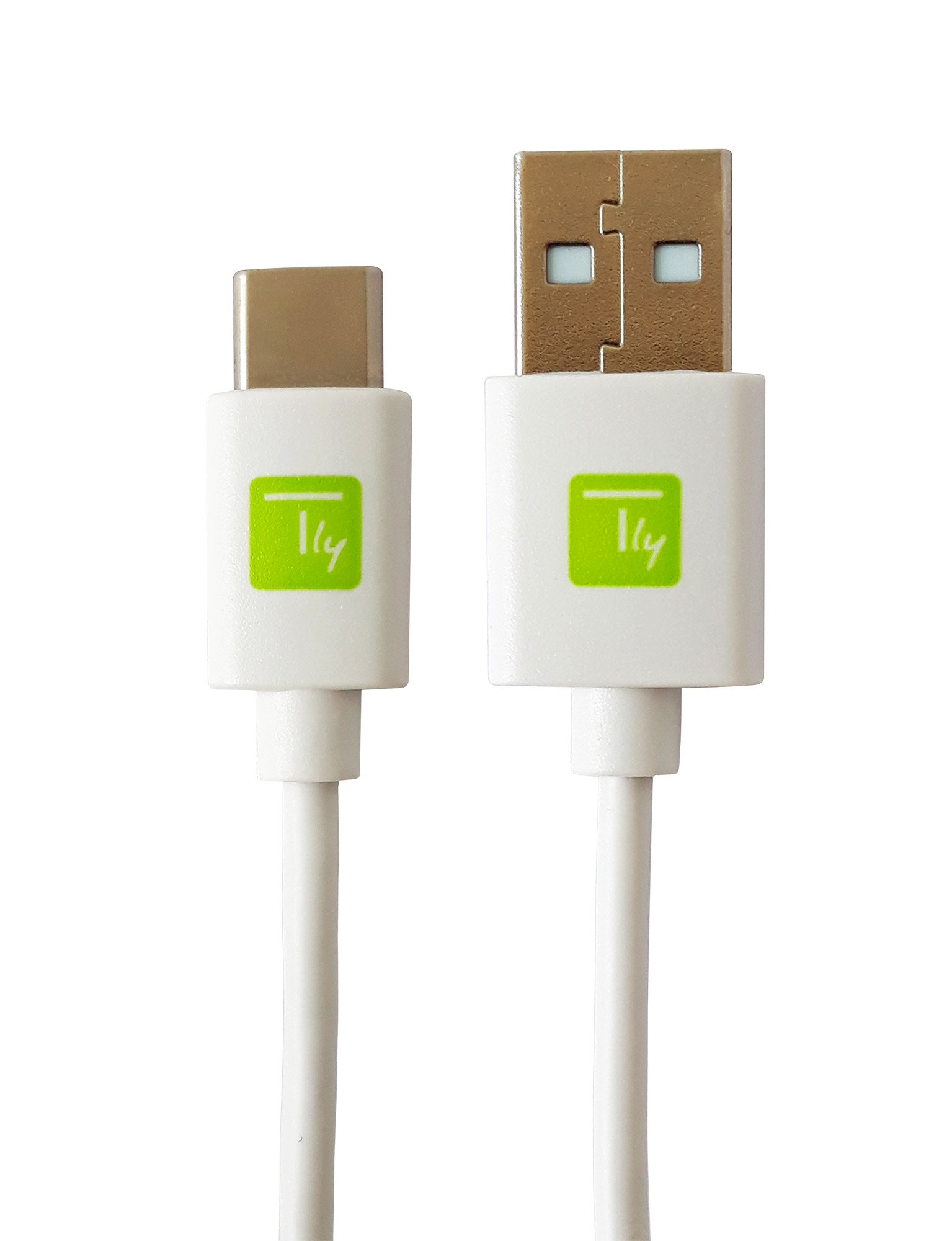 Cavo USB A Maschio 2.0 / USB-C™ Maschio 2m Bianco TECHLY