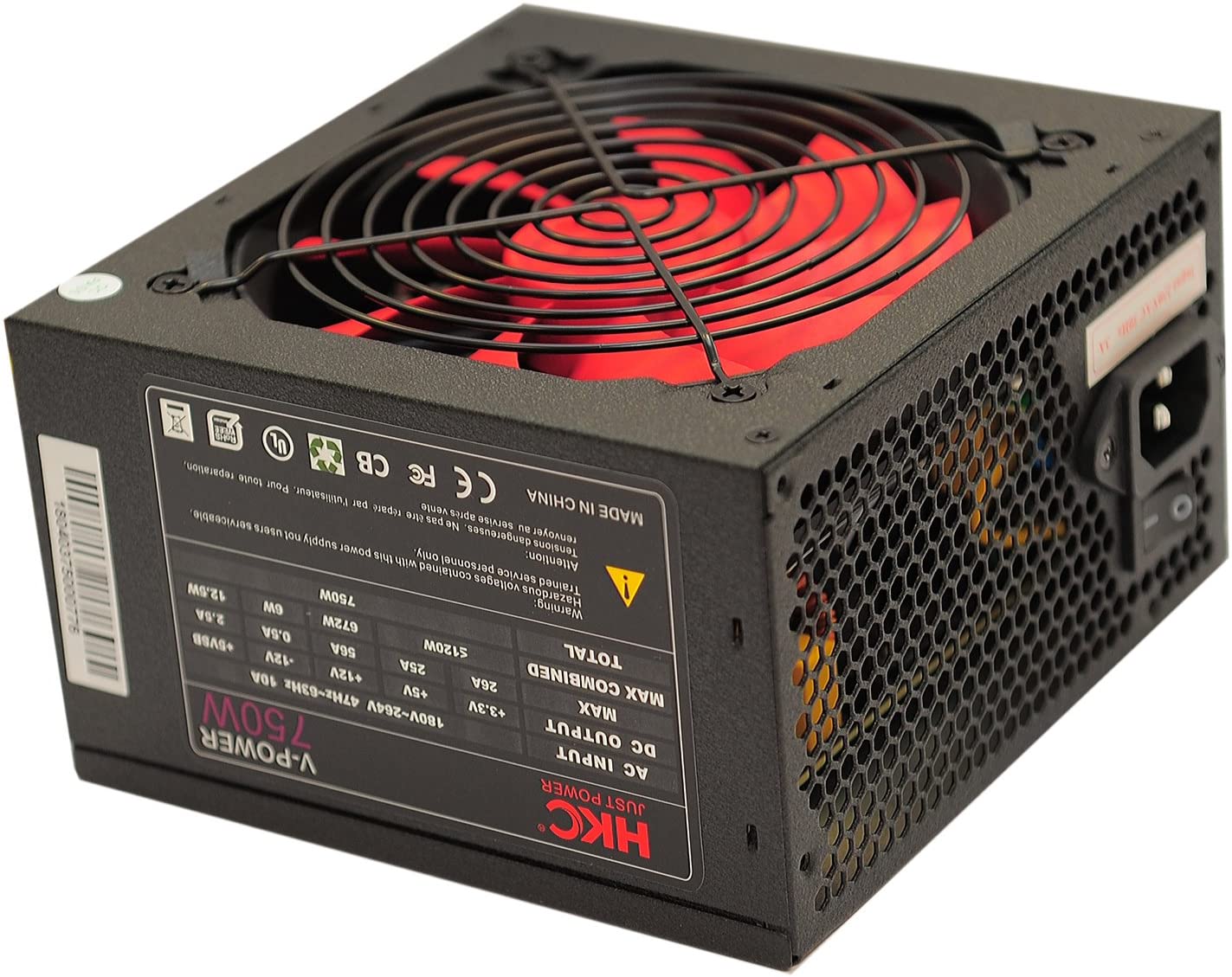Alimentatore per PC 750W ATX 2.2 Ventola 12cm HKC