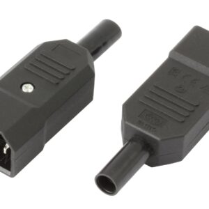 Connettori VDE Maschio (C14) TECHLY