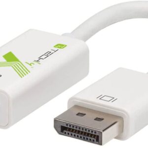 Adattatore Attivo Displayport 1.2 Maschio HDMI Femmina 4K 60Hz 15 cm Bianco TECHLY