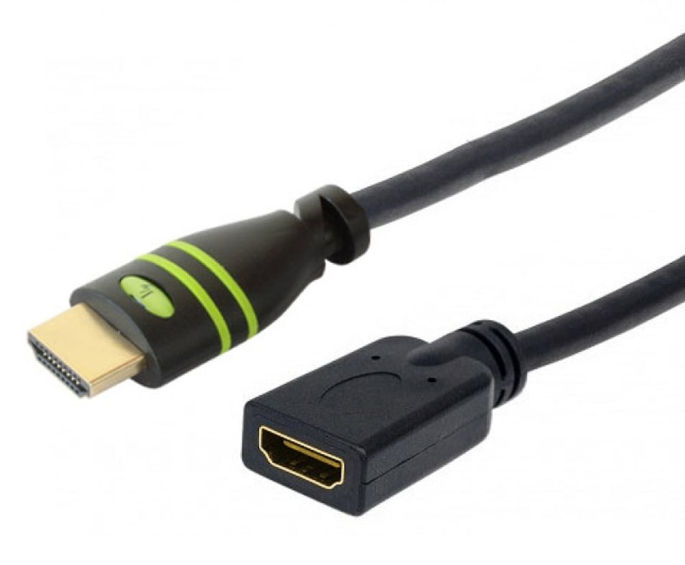 Cavo Prolunga HDMI™ High Speed con Ethernet 4K 30Hz M/F 0,2 m TECHLY