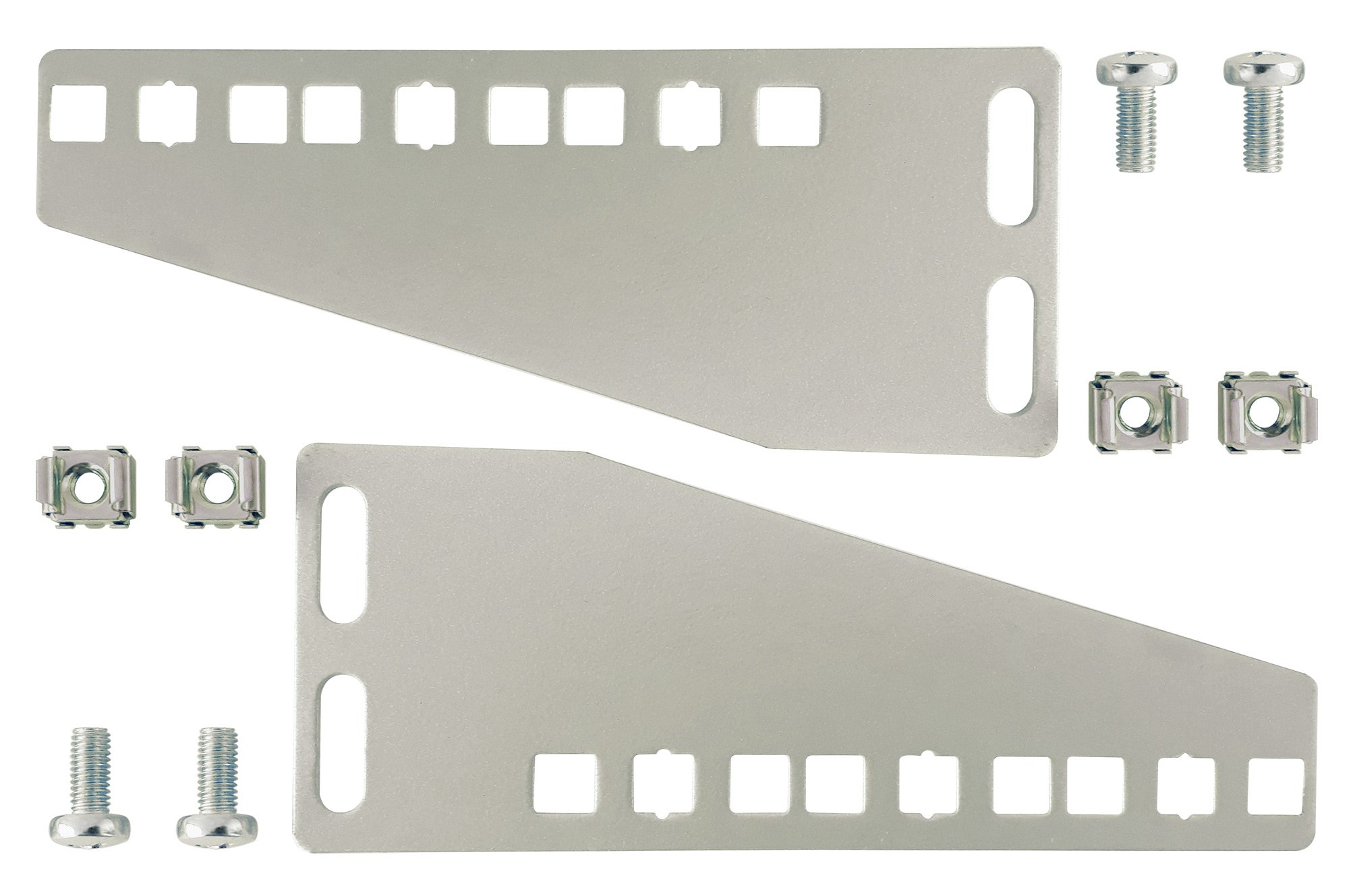 Coppia di staffe 3U per installazione verticali apparecchiature rack 19'' TECHLY PROFESSIONAL