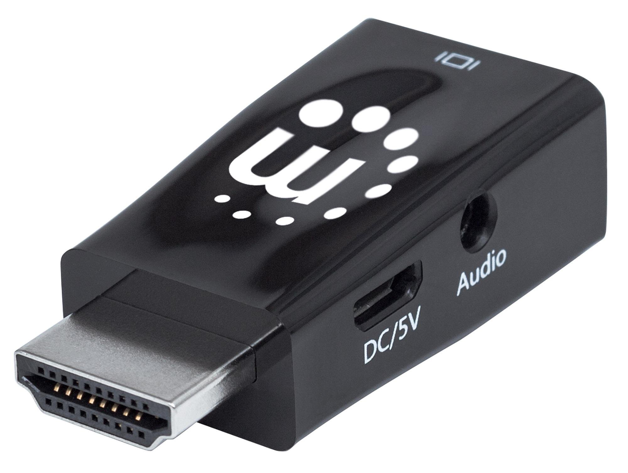 Micro Convertitore HDMI a VGA con Audio MANHATTAN