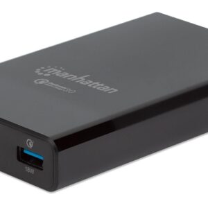 Stazione di ricarica USB-C™ PD 65W Nero MANHATTAN