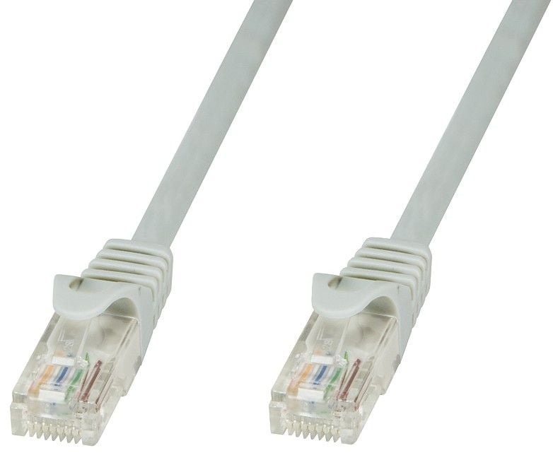 Cavo di Rete Patch in Rame Cat.6 Grigio UTP 10m TECHLY PROFESSIONAL