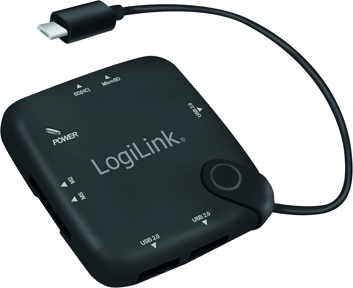HUB Multifunzione On-The-Go Micro-USB e Lettore di Schede LOGILINK - immagine 5