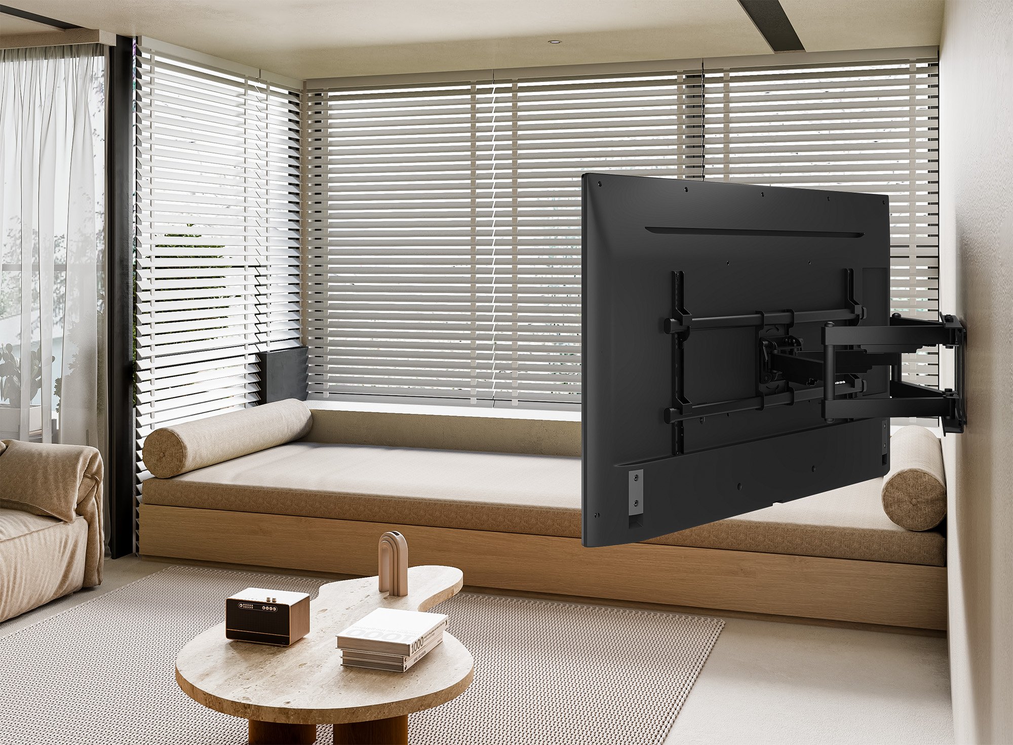 Staffa a Muro per TV LCD 37-90'' Full-Motion MANHATTAN - immagine 9