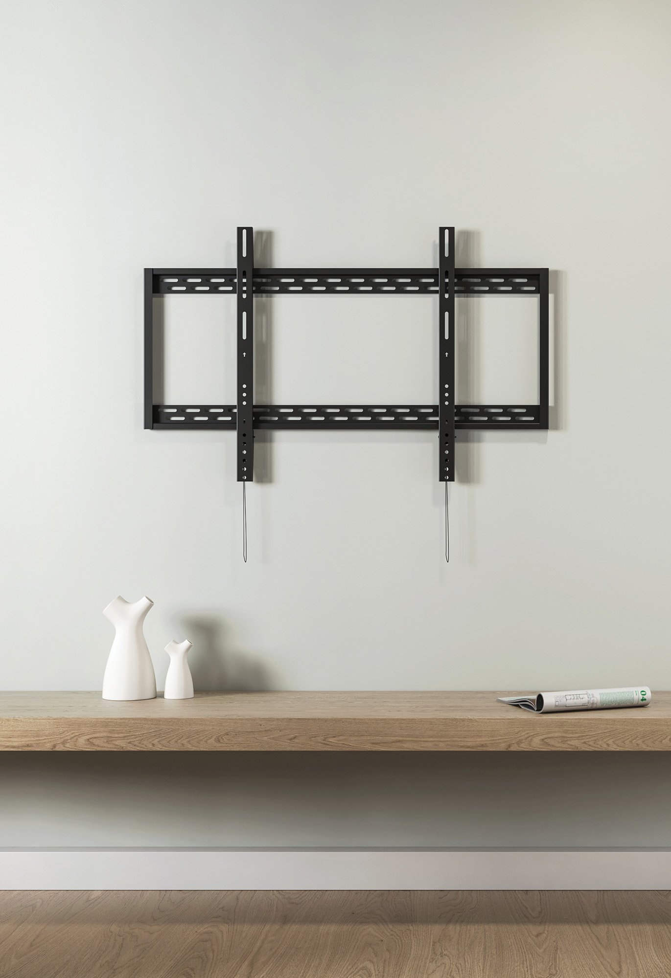 Staffa a Muro Slim Fissa TV LED LCD 60-100'' MANHATTAN - immagine 9