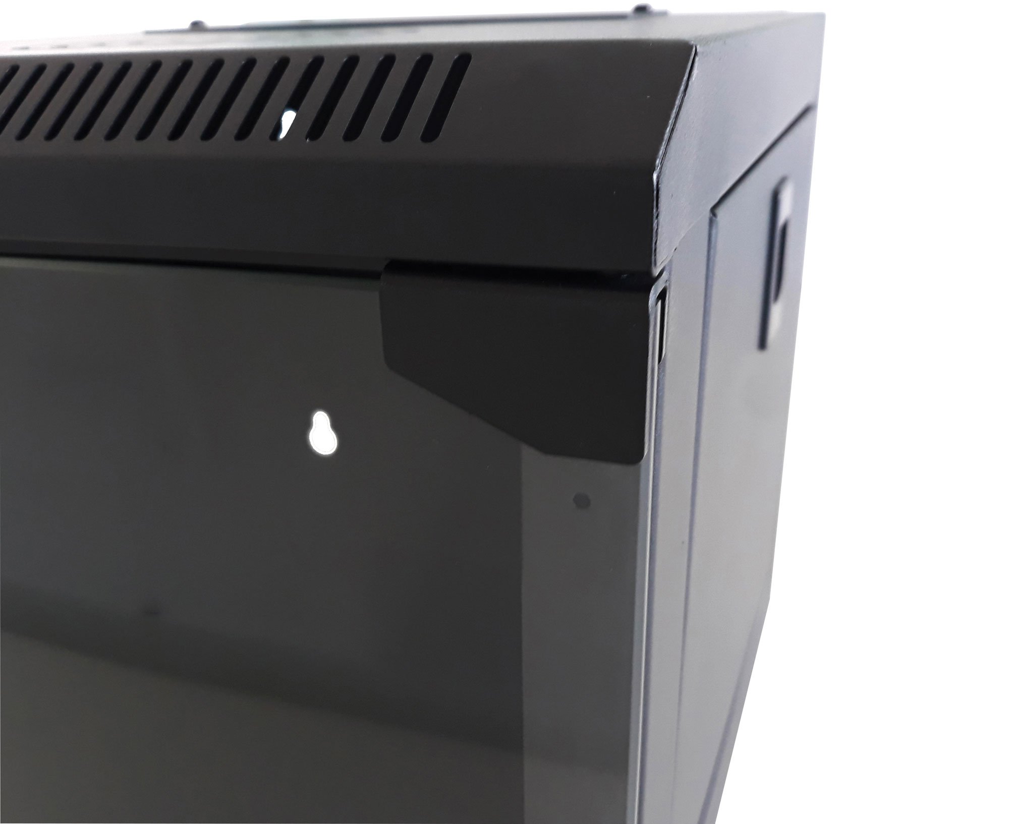 Armadio Rack 10'' a Muro 4 Unit&agrave; Pannelli Asportabili Nero TECHLY PROFESSIONAL - immagine 5