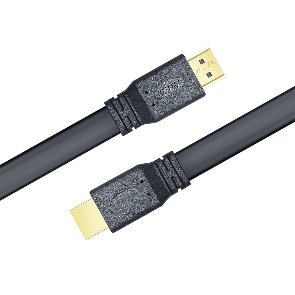 Cavo HDMI 2.0 High Speed con Ethernet A/A M/M Piatto 1m TECHLY - immagine 4