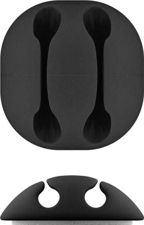 Clip Fermacavo Set da 5 pz Varie Misure Nero GOOBAY - immagine 5