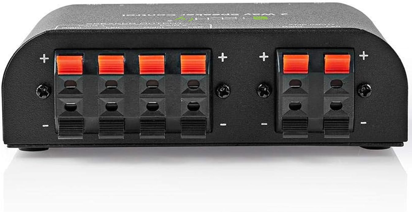 Commutatore Audio per Casse Acustiche 2 vie con Terminali a Pressione TECHLY - immagine 4