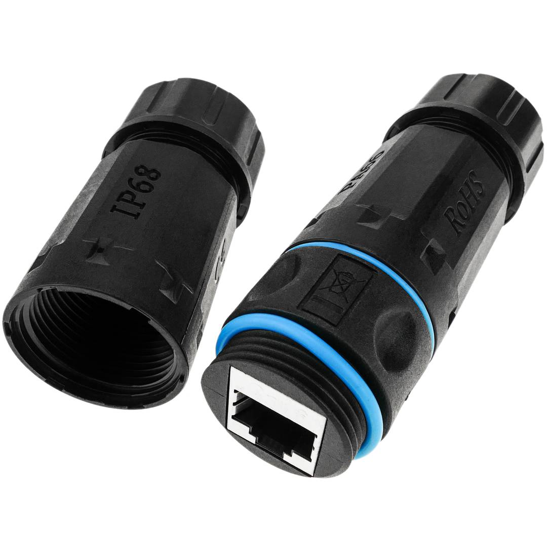 Connettore Cat.6 RJ45 F/F Impermeabile IP68 TECHLY PROFESSIONAL - immagine 5