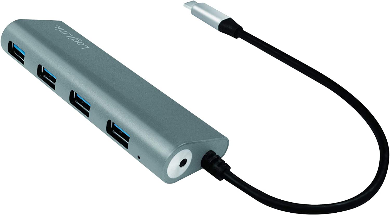 Hub USB-C™ SuperSpeed 4 Porte Alluminio Silver LOGILINK - immagine 5