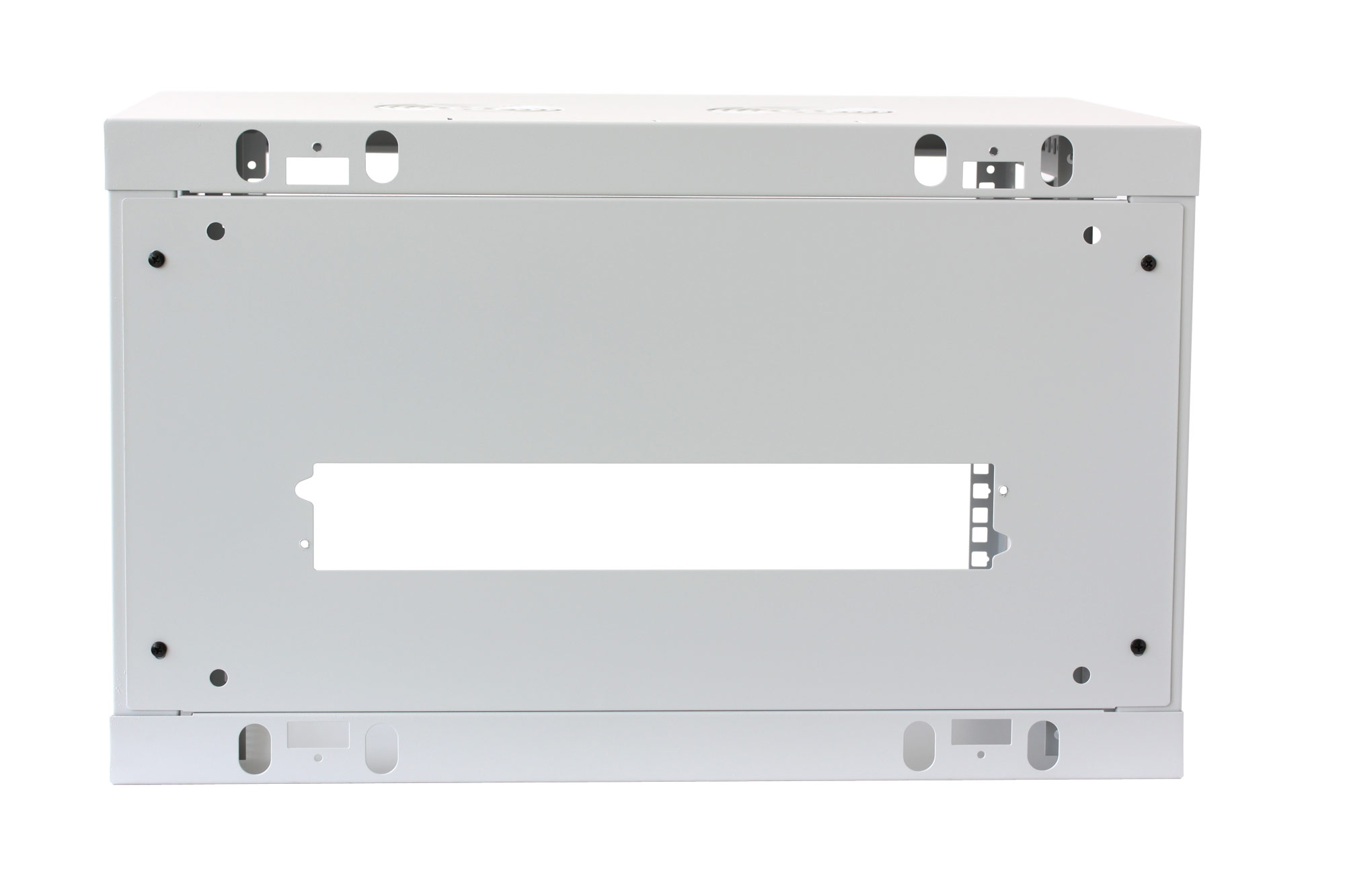 Armadio Rack 19'' a muro 6 unità sezione unica prof. 600mm Grigio INTELLINET - immagine 5