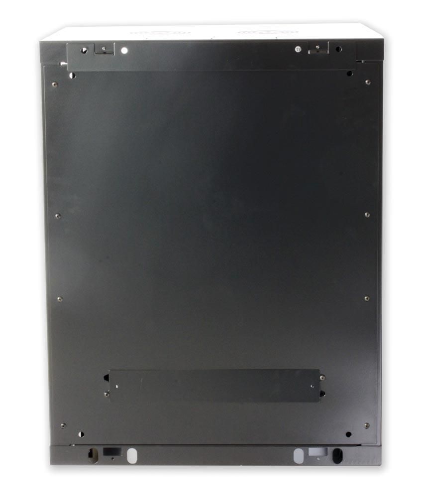 Armadio Rack 19'' a muro 12 unità sezione unica prof. 450mm Nero INTELLINET - immagine 5