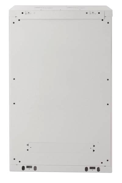 Armadio Rack 19'' a muro 20 unità sezione unica prof. 450mm Grigio INTELLINET - immagine 5