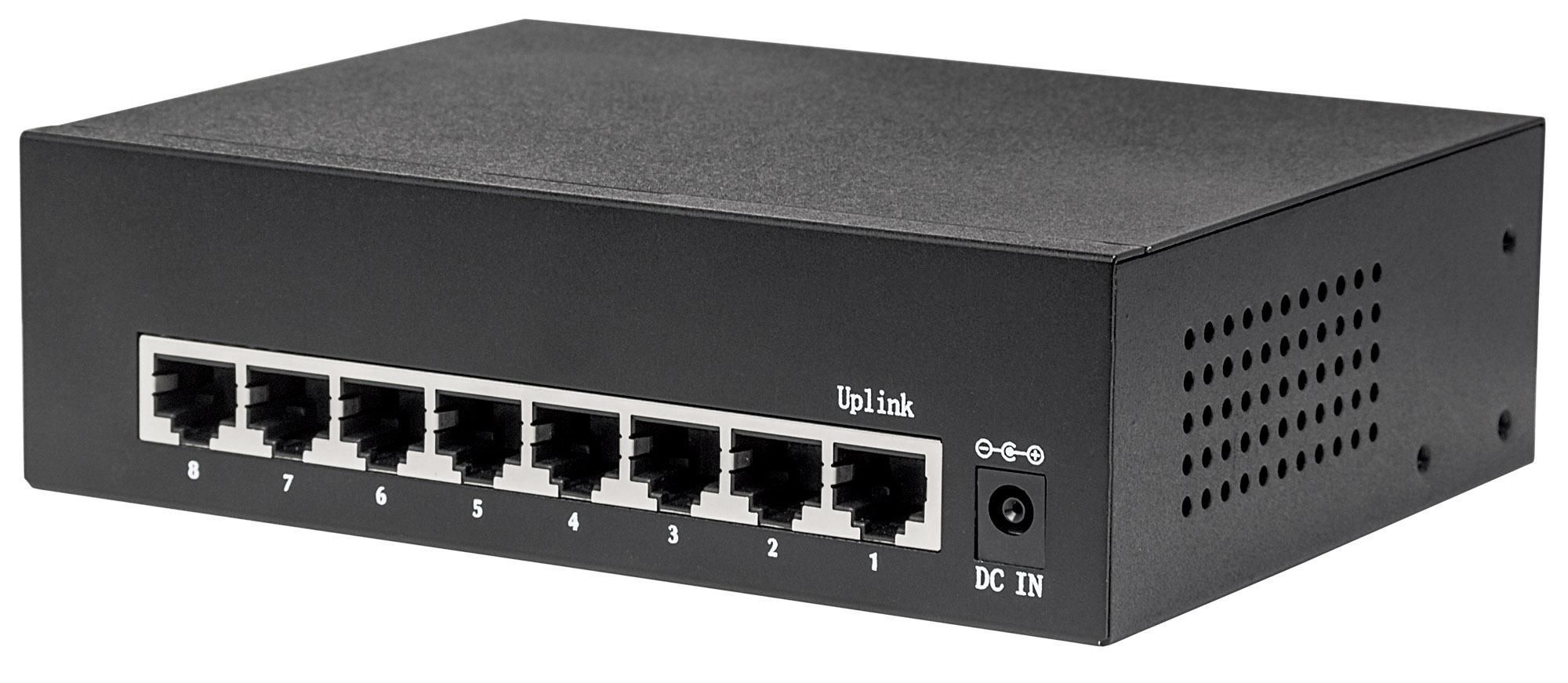 Switch Gigabit Ethernet 8 Porte PoE+ INTELLINET - immagine 5