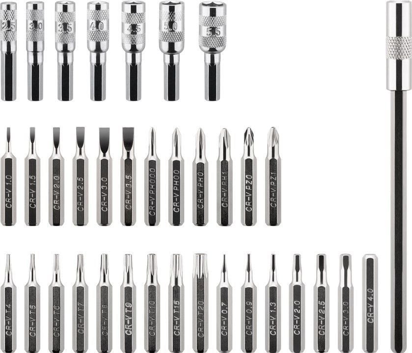 Kit Mini Valigetta 37 Cacciaviti di Precisione GOOBAY - immagine 5