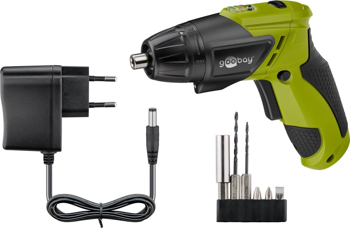 Trapano Professionale Avvitatore a Batteria 3,6V con Luce LED GOOBAY - immagine 5
