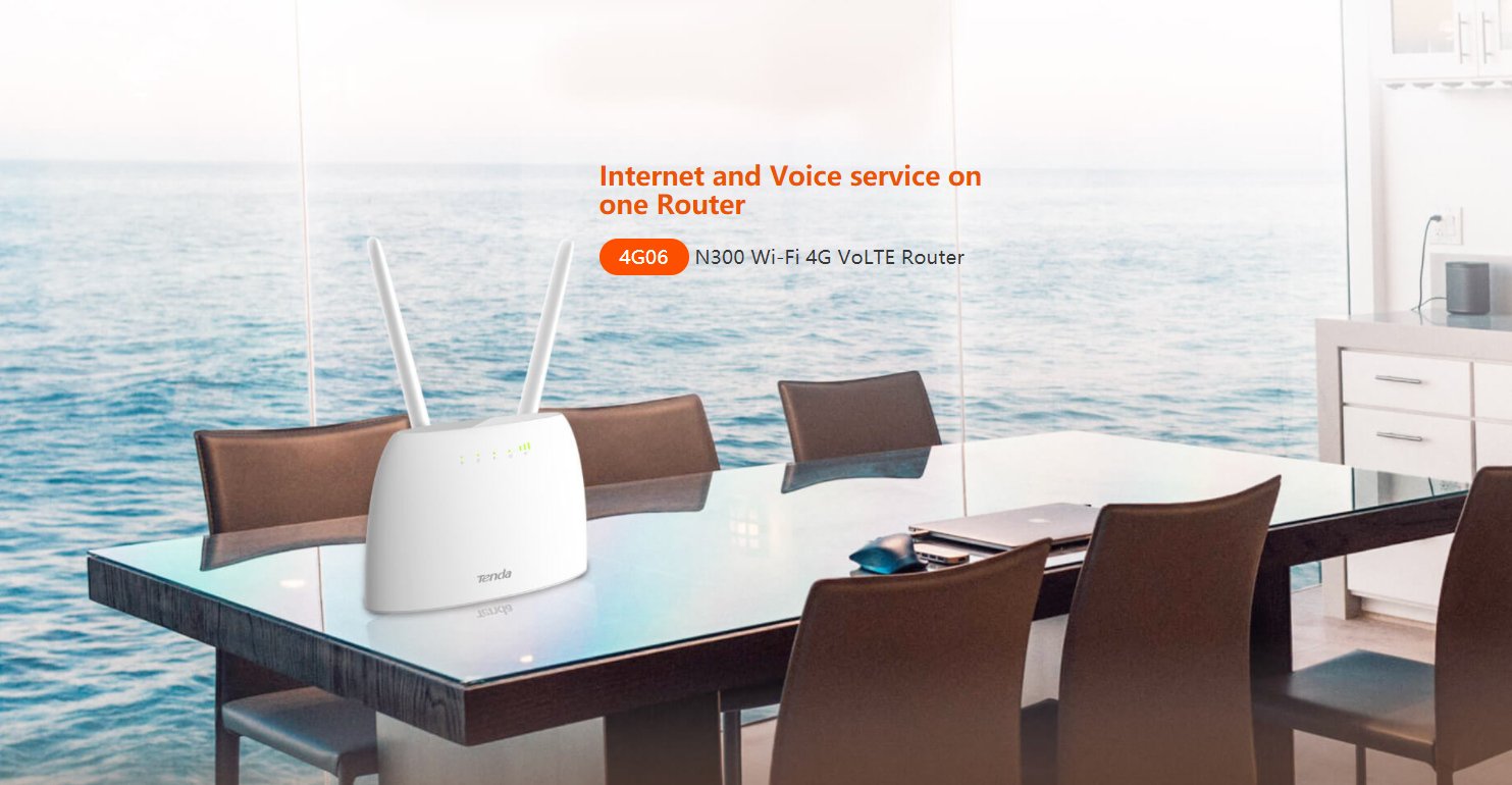 Router Wireless 300Mbps 4G VoLTE, 4G06 TENDA - immagine 5