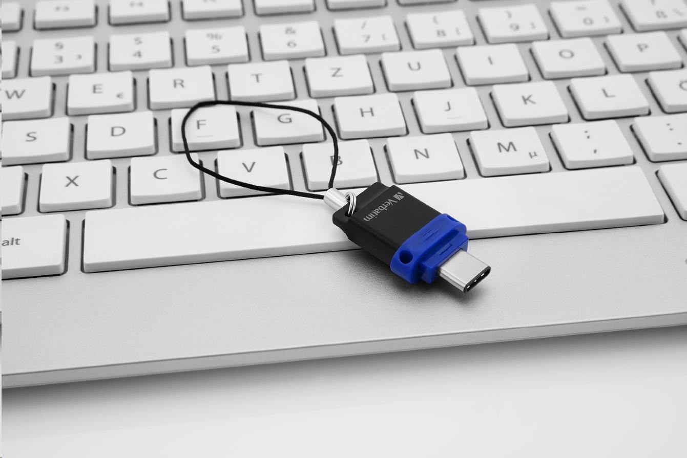 Memoria USB 3.0 Dual Drive USB-C™ USB-A 32GB VERBATIM - immagine 5