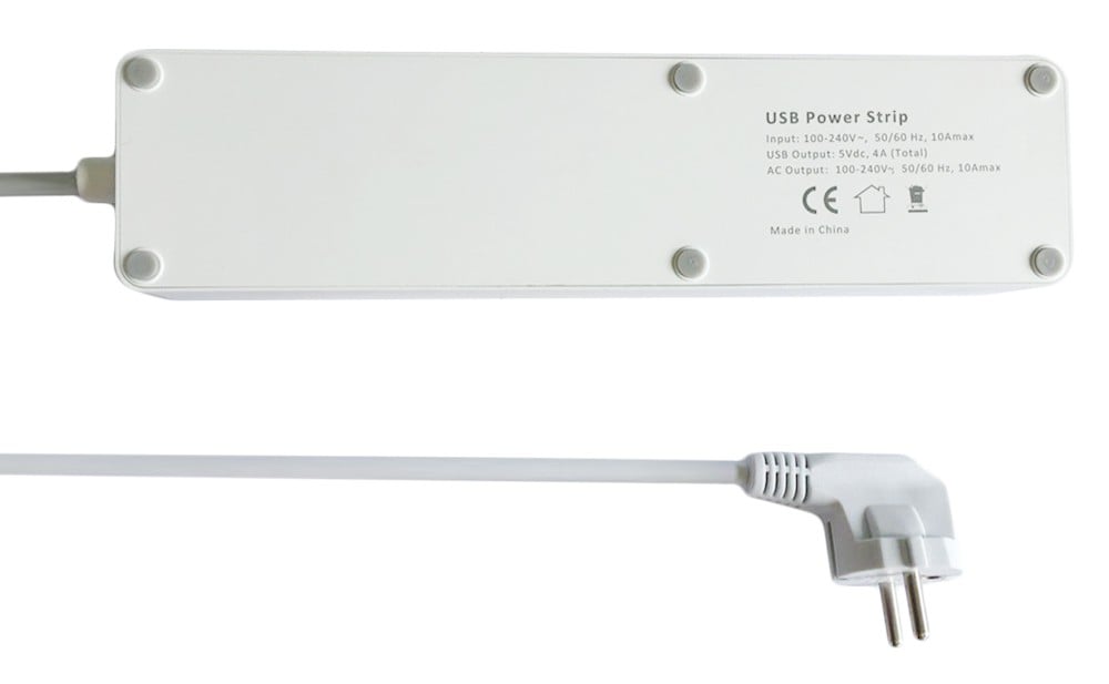 Multipresa Intelligente 3 Prese Schuko 4 USB Controllo Vocale, R4028 WOOX - immagine 5