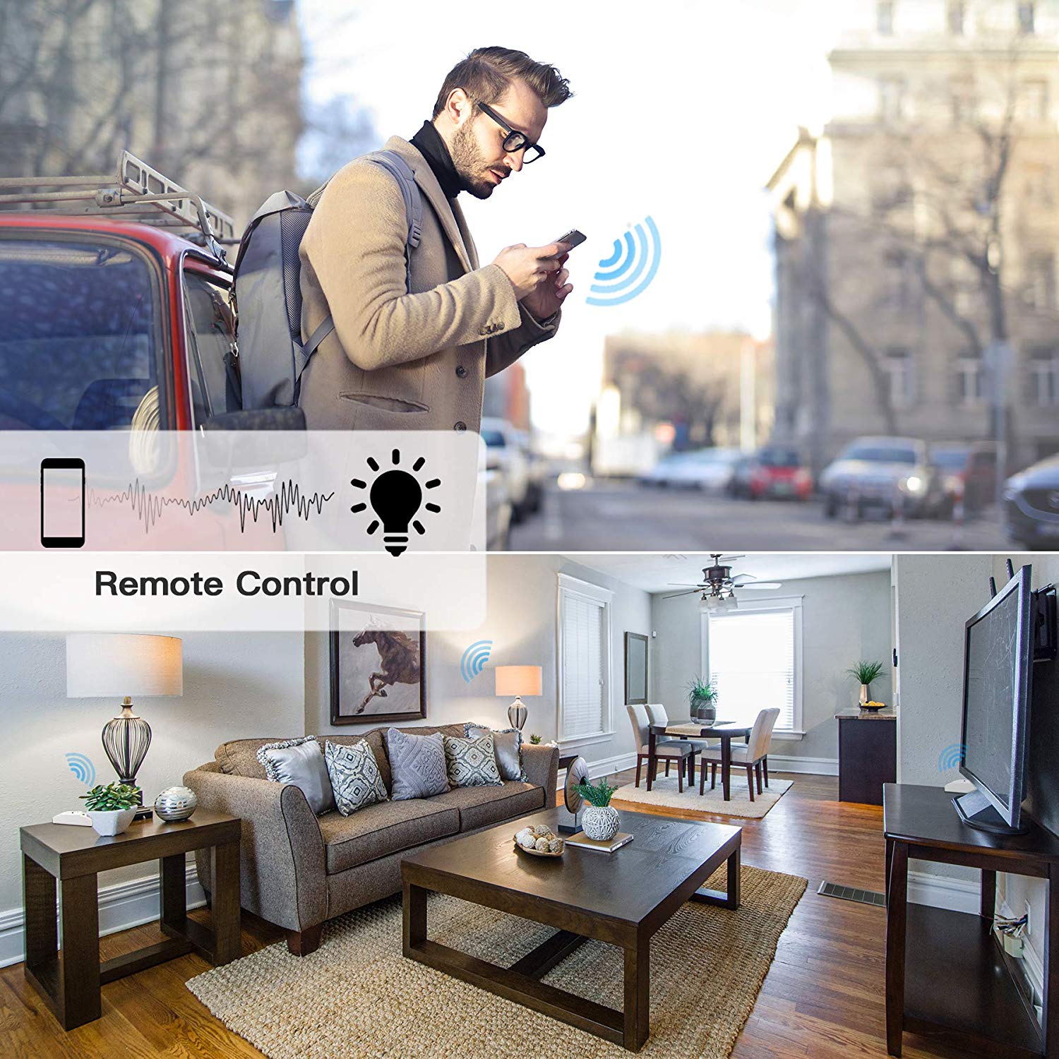 Interruttore Switch Smart Home 10A WiFi Universale, R4967 WOOX - immagine 5