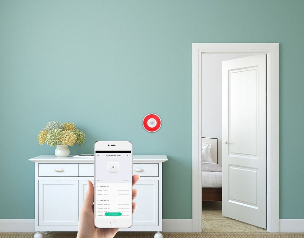 Sirena Smart Interna, R7051 Zigbee WOOX - immagine 5