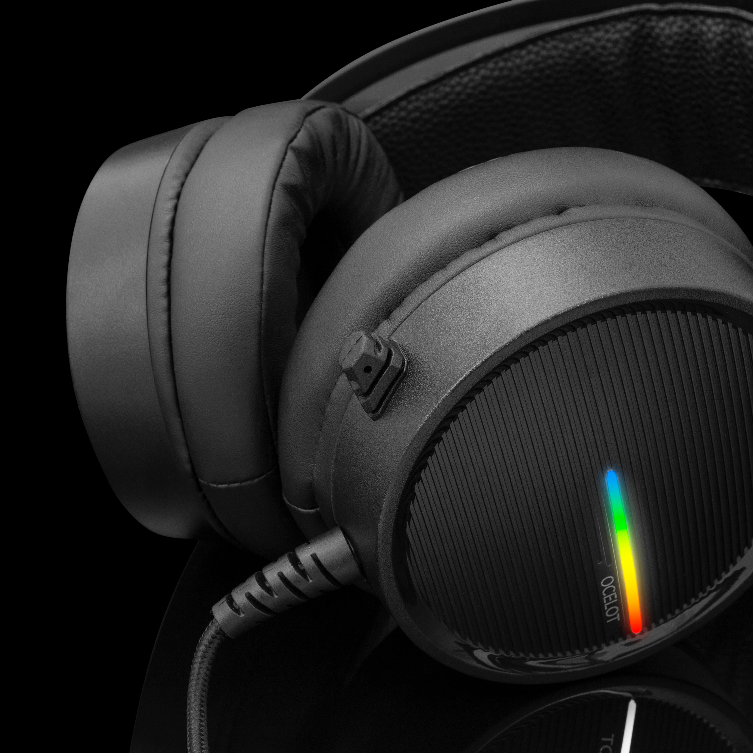 Cuffie Gaming con Microfono Nero, GH-2042 OCELOT WHITE SHARK - immagine 5