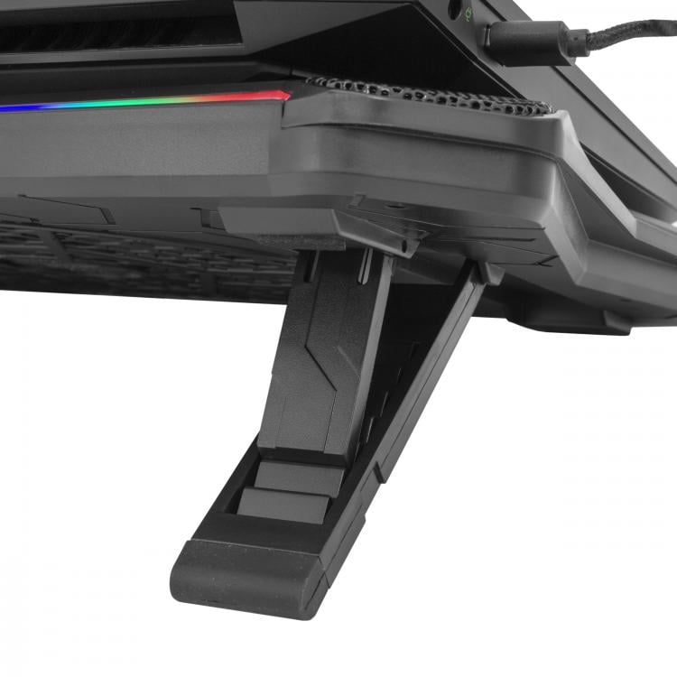 Supporto per Notebook fino a 17.3'' con Ventola per Sistema di Raffreddamento WHITE SHARK - immagine 5