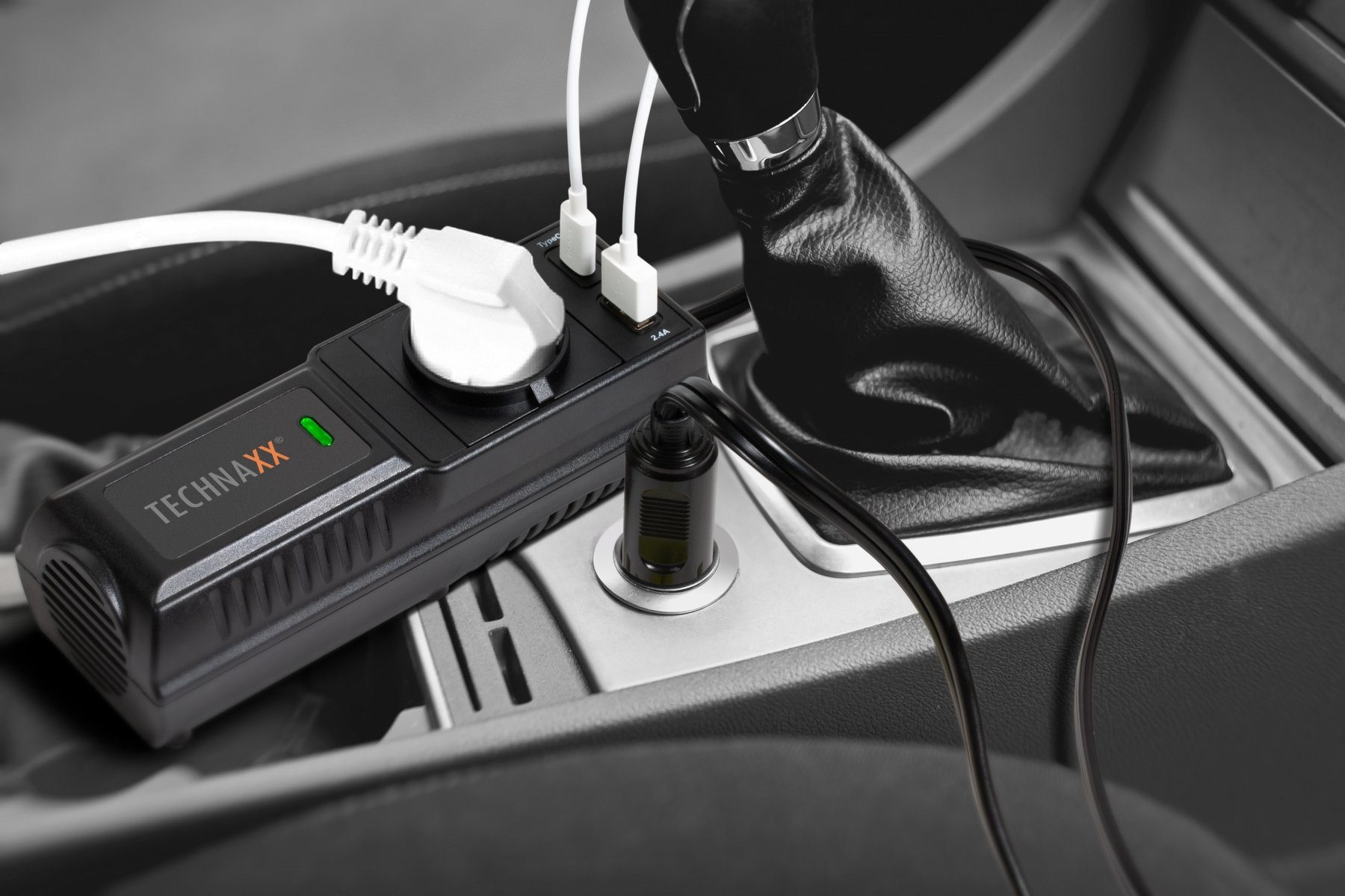 Trasformatore di Corrente per Auto con USB-A e USB-C™, TE-21 TECHNAXX - immagine 5