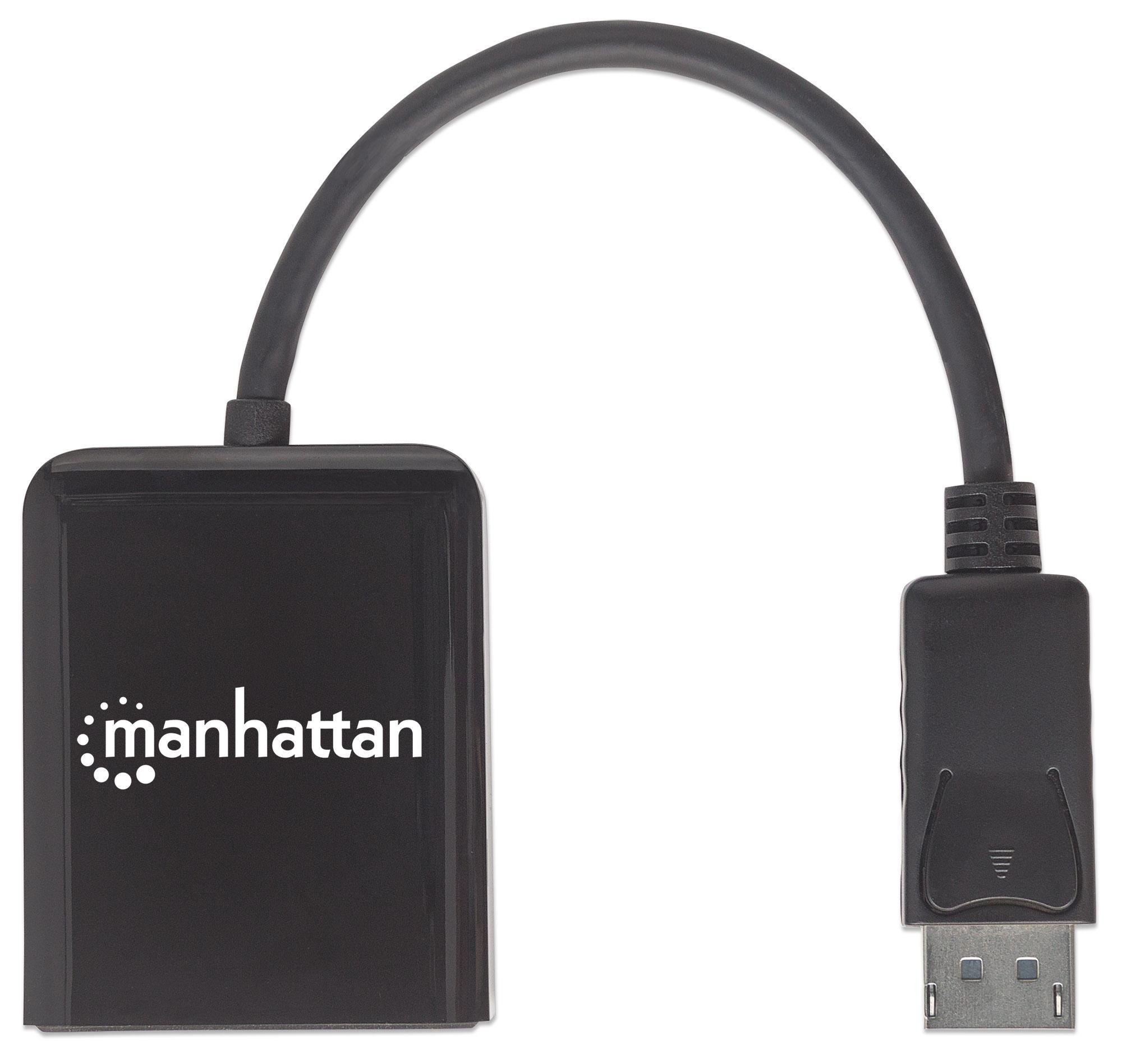 Splitter Hub DisplayPort a 2 Monitor DisplayPort MST 4K@30Hz video UHD MANHATTAN - immagine 5