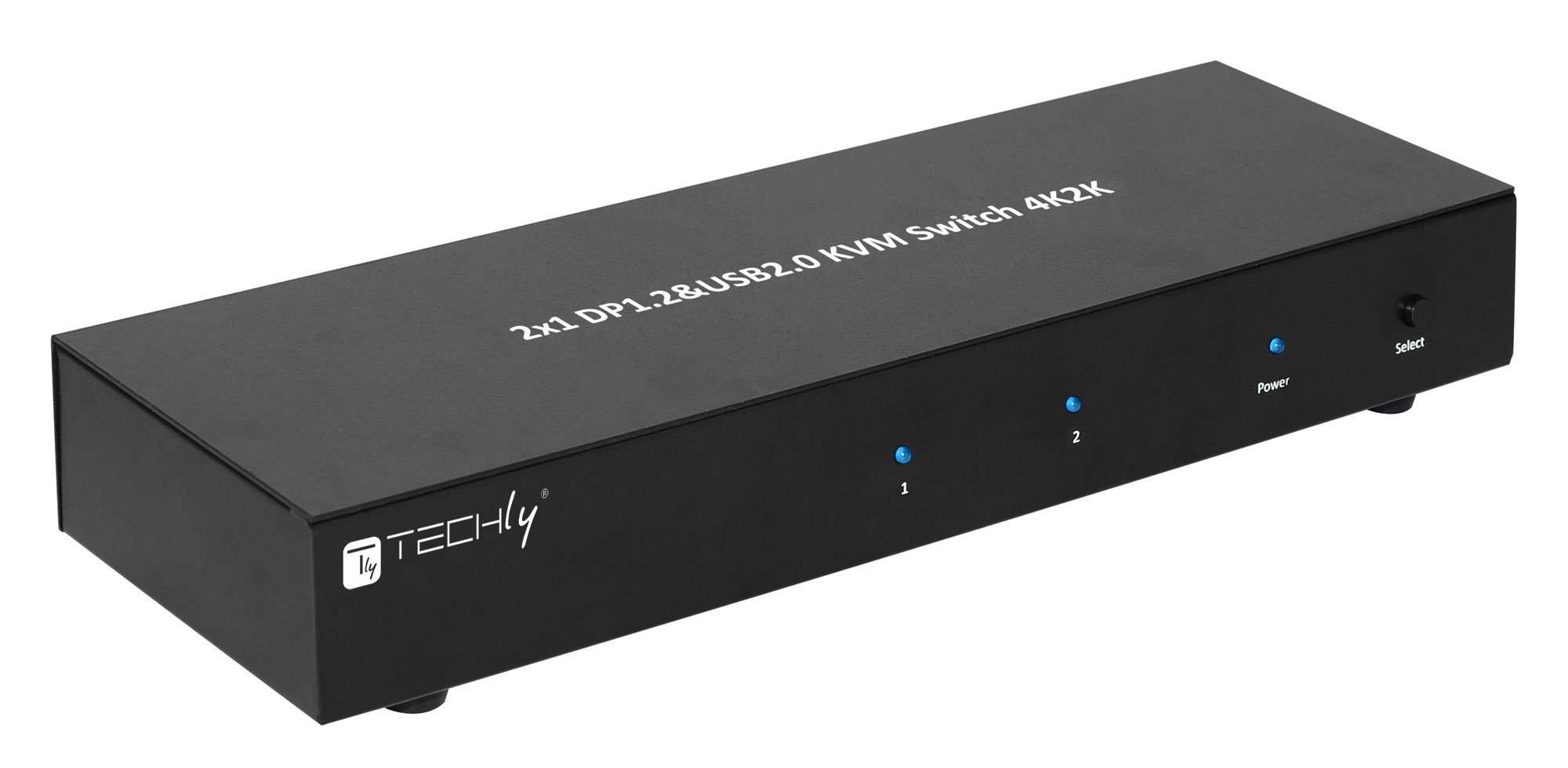 Switch KVM 2 porte DisplayPort1.2 per doppio Monitor TECHLY - immagine 4